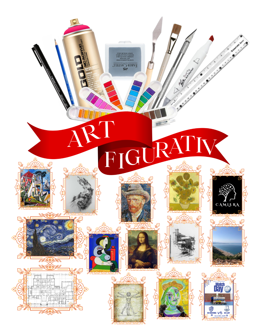 Art poster from the graphic design portfolio